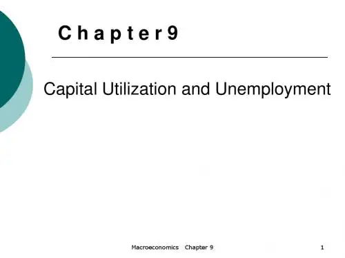 巴罗 宏观经济学 ppt 章节9