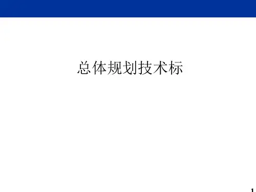 总体规划技术标ppt课件