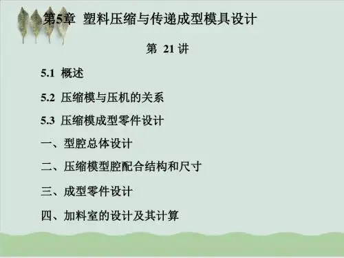 塑料压缩与传递成型模具设计PPT课件( 51页)