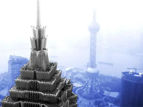 上海东方之巅商务PPT模板