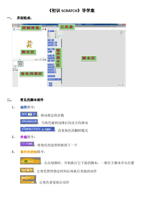 《初识SCRATCH》导学案
