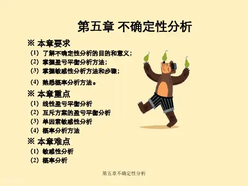 第五章不确定性分析
