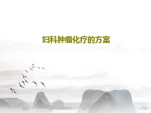 妇科肿瘤化疗的方案共41页