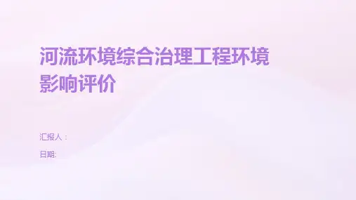 河流环境综合治理工程环境影响评价
