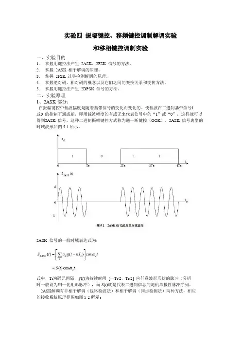 实验四 振幅键控