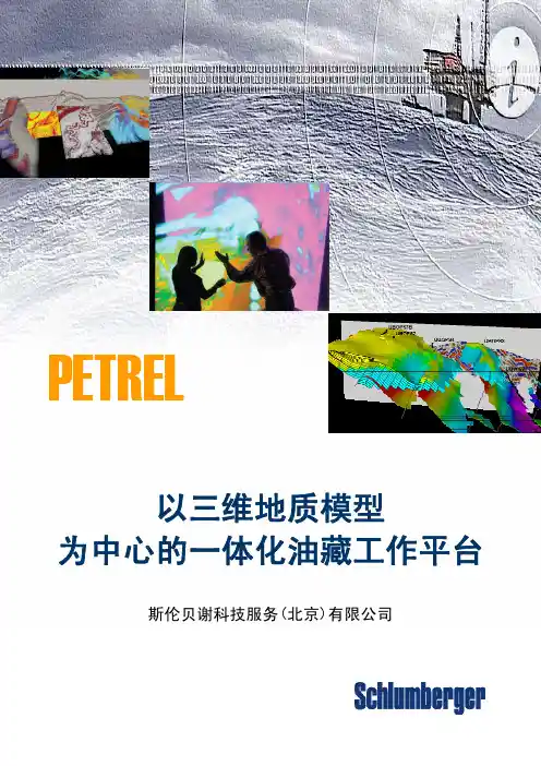 petrel以三维地质模型 为中心的一体化油藏工作平台介绍