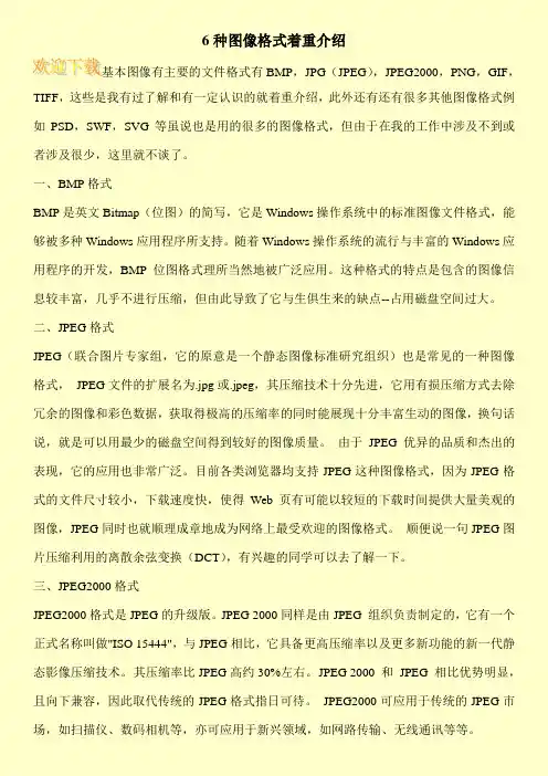 6种图像格式着重介绍