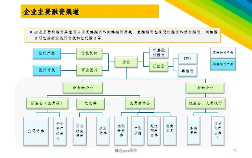 企业融资方式介绍ppt课件