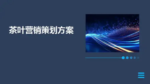 茶叶营销策划方案PPT
