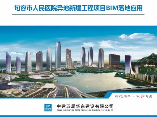 人民医院BIM实现方案深化落地应用汇报提纲资料