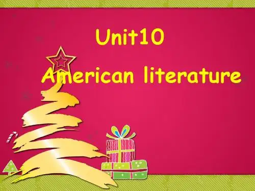 unit 10 american literarure