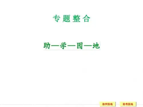 高中历史人民版必修三专题整合一