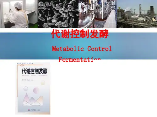 代谢控制发酵-第二章 微生物的细胞代谢(一)
