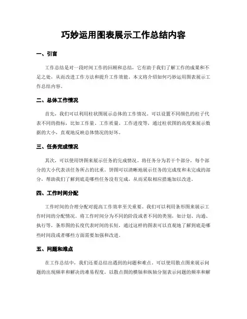 巧妙运用图表展示工作总结内容