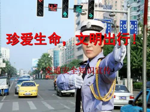 珍爱生命_文明出行!ppt课件