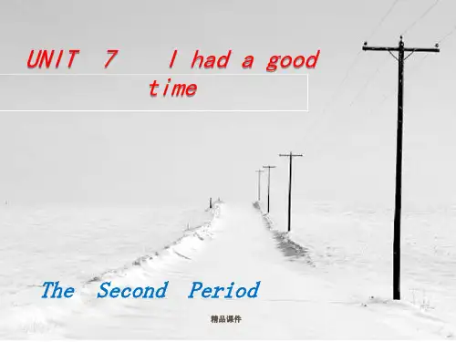 陕旅版小学英语六年级上册《Unit 7 I had a good time》PPT课件 (3)【加微
