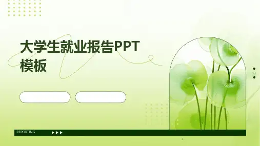 2024年度-大学生就业报告PPT模板