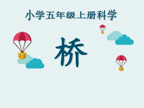2023科学五年级上册第16课《桥》