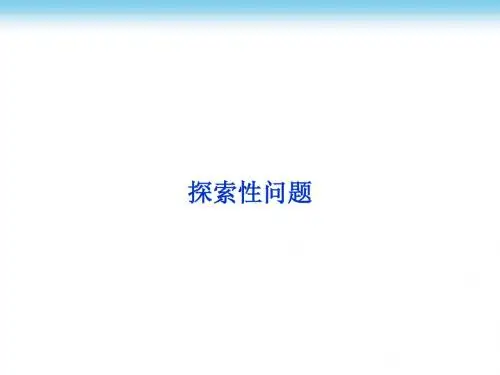 探索性问题