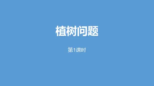 《植树问题》数学广角(第1课时)ppt课件