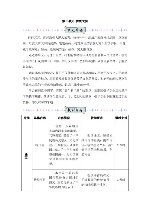 部编版二年级下册识字神州谣共第二课时教案完整版