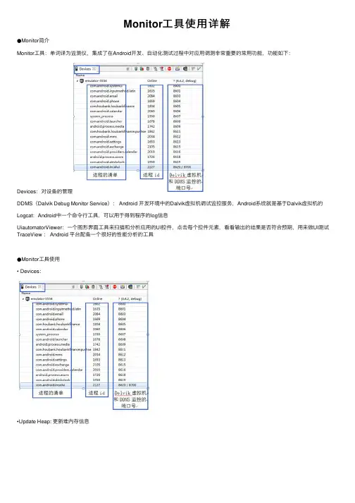 Monitor工具使用详解