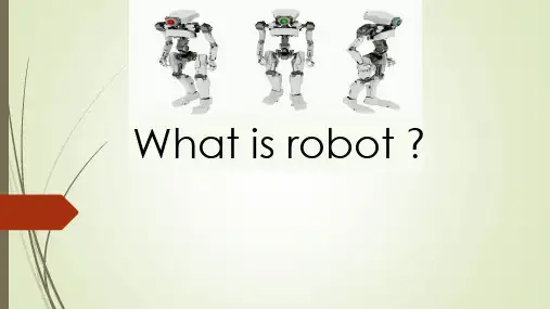 robot(科技英语ppt)