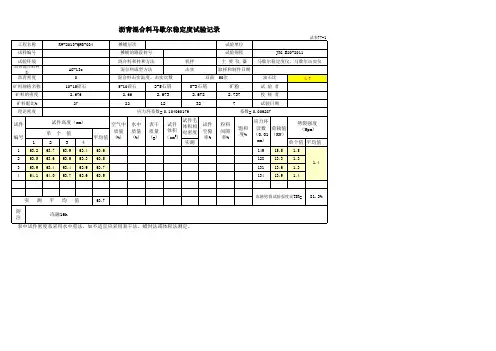 标准马歇尔计算(AC-13C)