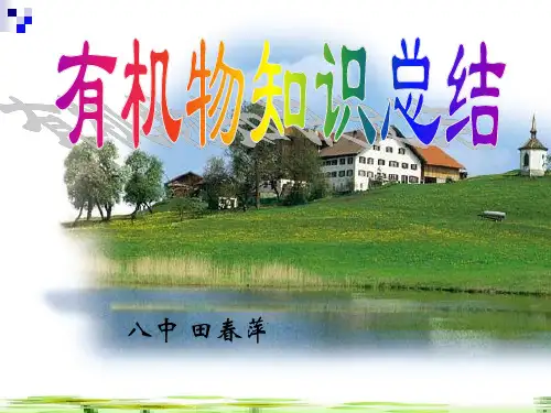 烃的衍生物知识总结