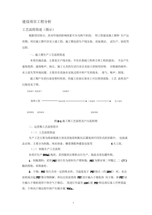 建设项目工程分析