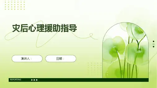 灾后心理援助指导