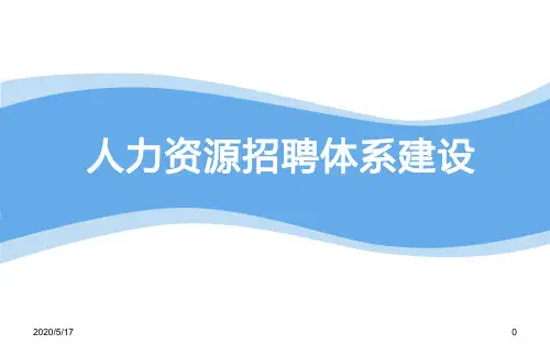 招聘体系建设经典PPT课件