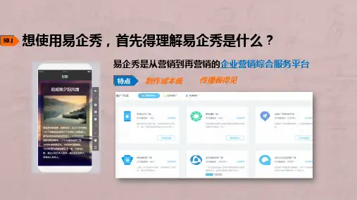 H5易企秀培训材料