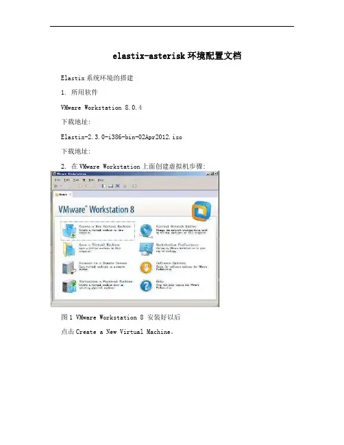 elastix-asterisk环境配置文档