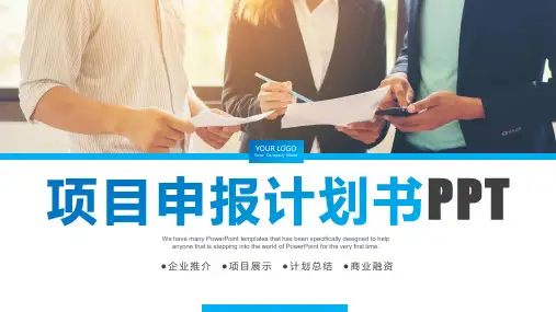 项目申报项目介绍ppt通用模板