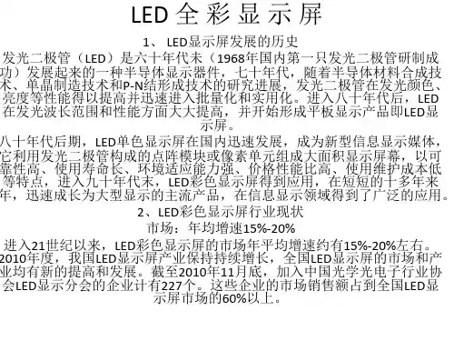 LED大屏业务培训PPT