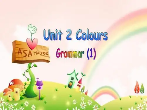 牛津译林版9A Unit2 Colours grammar课件(共55张PPT)