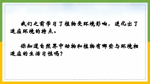 三年级下册科学课件  7、燕子南飞    冀教版(2017)共10张