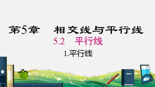5.2.1 平行线 华东师大版数学七年级上册课件