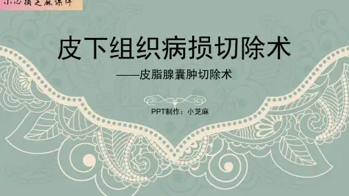 皮下组织病损切除术1_20210509235205