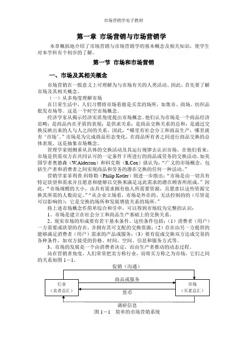 市场营销学电子教材