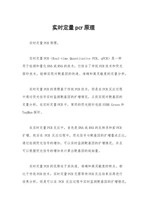 实时定量pcr原理 2