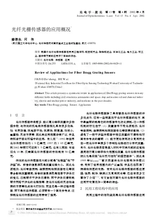 光纤光栅传感器