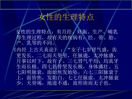 妇科病的针灸治疗课件