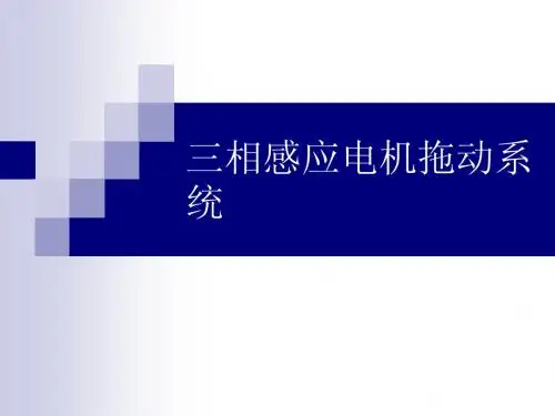 三相感应电动机的拖动系统