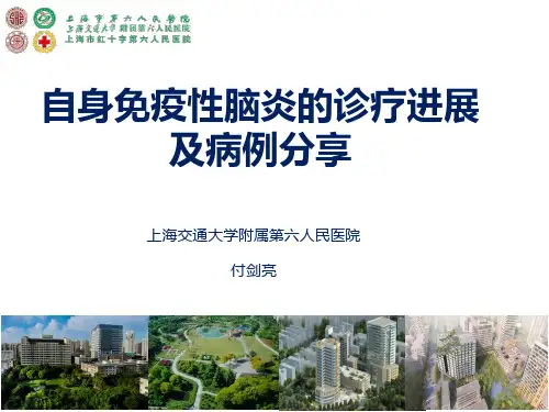 自身免疫性脑炎的诊疗进展及案例分享PPT课件