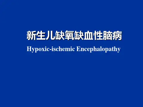 新生儿缺氧缺血性脑病