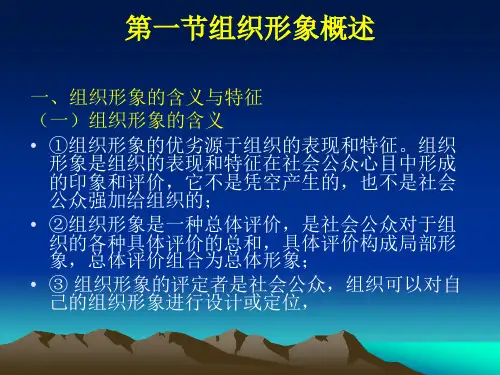 第六章 组织形象建设