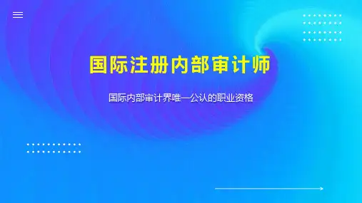 国际注册内部审计师