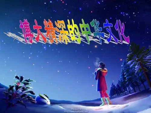 博大精深的中华文化